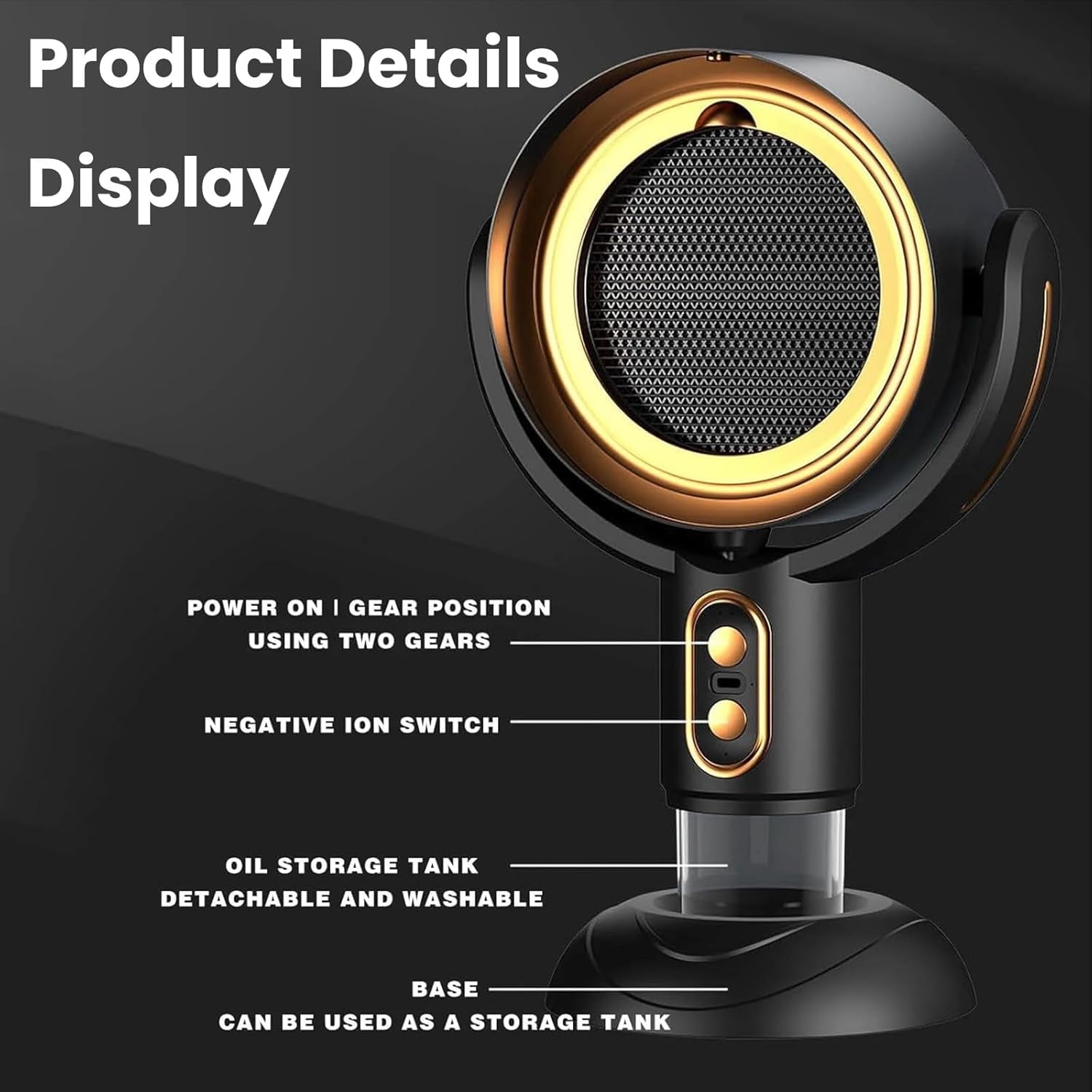 Portable Smoke Fan, Purple Smoke Purifier, Quiet Smoke Purifier Fan for Home and Kitchen