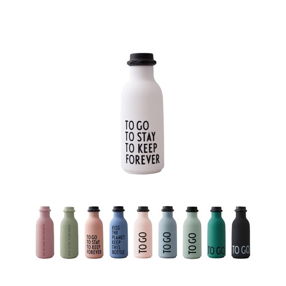 Design Letters To Go Water Bottle 17 Oz | Vintage Drinking Bottle Unbreakable | Milk Container Shape Bottle Leakproof, BPA/BPS Free, Drop Safe | Drinking Jar Bottles for Kid, Adult| Titan Water Bottle