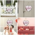 thumbnail image 5 of Masteelf Pink Heart Door Sign for Valentine's Day Decoration Wood Material Smooth Durable 2Pcs, 5 of 8