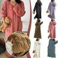 thumbnail image 2 of Warm Home Wear Nightgowns Womens Coral Velvet Jacquard Winter NEW Robe, 2 of 9