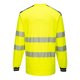 thumbnail image 2 of Portwest - Camiseta PW3 de Algodón de Manga Larga para Hombre (Amarillo, Negro), 2 of 2