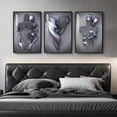 Photo inspiration: Gallery Detail: 3 Piece Framed Modern Wall Art For Living Room Large