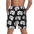 thumbnail image 3 of Kdxio Cool Car Print Men's Swim Trunks with Compression Liner 7 Inch Inseam Quick Dry Swim Shorts, 3 of 7