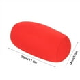 thumbnail image 2 of YUMILI Oreiller en Rouleau, Micro Mini Coussin de Dos en microbilles Coussin en Rouleau Voyage à la Maison Sommeil Soutien du Cou Confortable(Rouge), 2 of 5