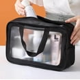 thumbnail image 3 of Lazer Makeup Travel Pouch Set of 3 | Cosmetic & Toiletry Organizer Bags for Brushes and Travel Essentials – Black, 3 of 9