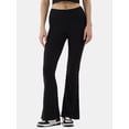 thumbnail image 4 of No Boundaries Flare Pants and 2-Pack, Women's and Women’s Plus, 4 of 7