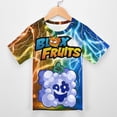 thumbnail image 3 of Kids Blox Fruit T-Shirts, Youth SmokeFruit T-Shirts, Casual Crew Neck Shirts for Boys Girls, Fashion 3D Print Short Sleeve Tee, 3 of 9