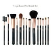 Skone Cosmetics Makeup Brushes Set - 14pcs Professional Grade Makeup Brush and Black Brush Sets