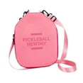 thumbnail image 1 of Funda para raqueta de pickleball shamjiam Rosa con correa de hombro ajustable, 1 of 8