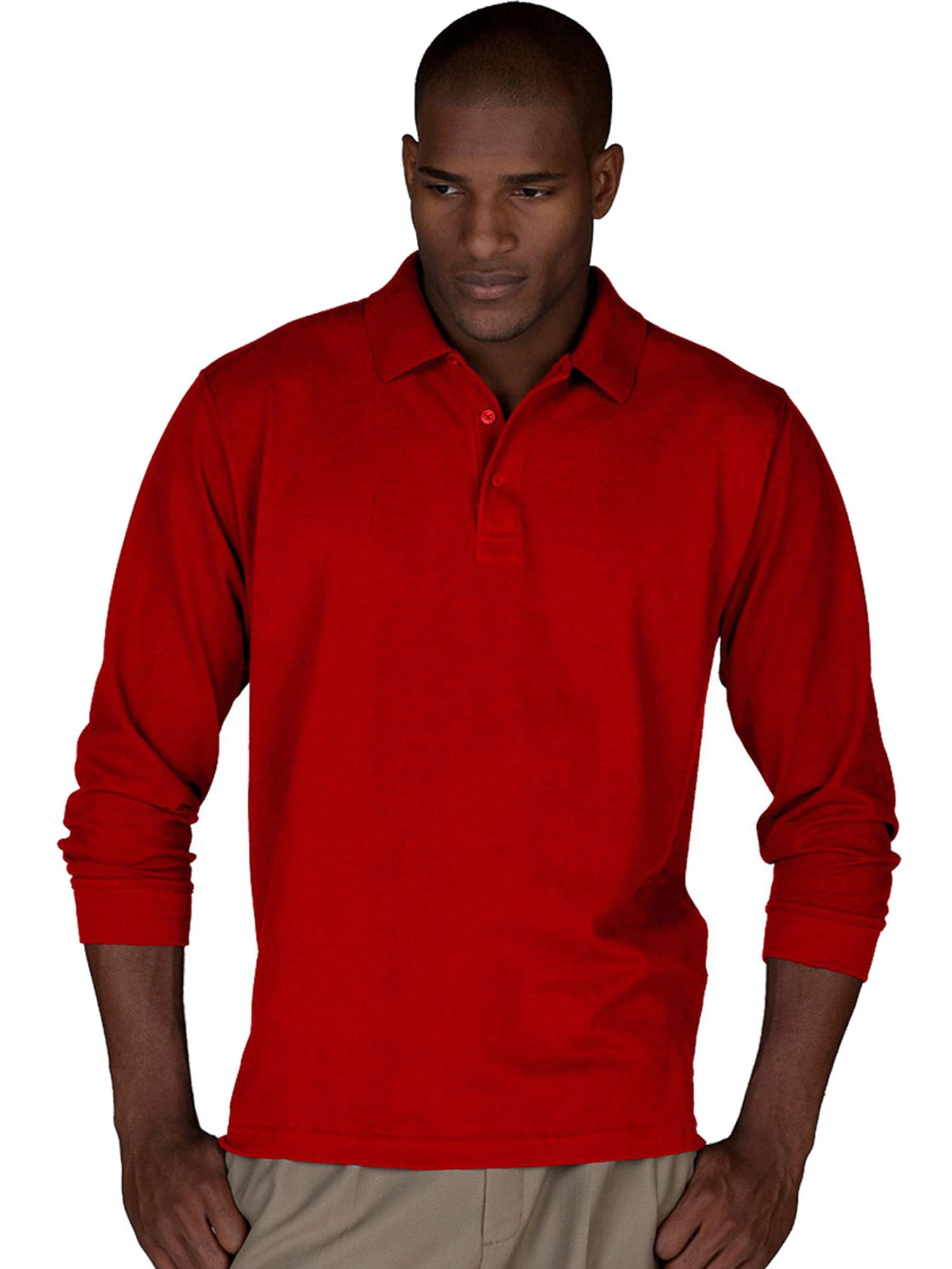 Ed Garments Men's Big And Tall Wrinkle Resistant Polo Shirt, RED, 5XLT ...
