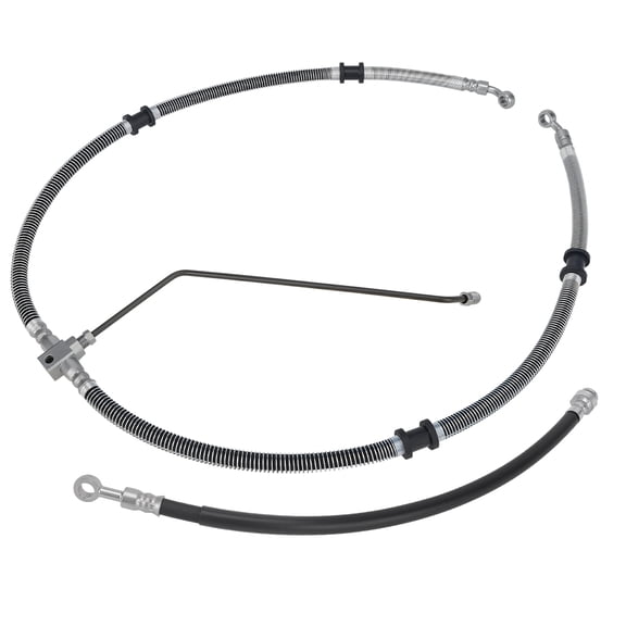 M MATI Front Brake Hose Line Pipe Kit for Yamaha Grizzly 450 YFM450 4x4 Auto 2011-2014