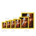 thumbnail image 3 of Modern 3.5 in. x 5 in. Yellow Picture Frame (Set of 4), 3 of 6