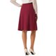 thumbnail image 3 of FALDA A-LINE CON BOTONES DELANTEROS ELEGANTE PARA MUJERES, LARGO A LA RODILLA, PARA TRABAJO Y OCASIONES FORMAL, TALLA XS, ROJA, 3 of 5