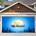 thumbnail image 4 of Hwkond Christmas Decor Outdoor Christmas Nativity Garage Door Banner, Nativity Scene Murals Christmas Garage Decorations Cover Christmas Ornaments(59x78.7in), 4 of 5