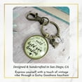 thumbnail image 5 of Memorial Gutsy Goodness Bronze Metal Keychain I Will Hold You in My Heart Until Heaven Adult Female Jewelry Angel Wing Heart, 5 of 8