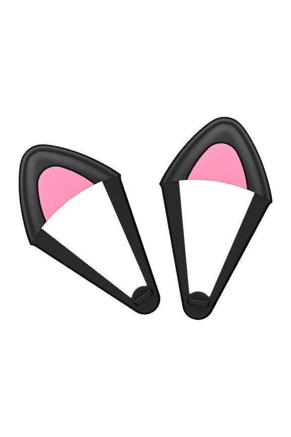 2 Detachable s Decorative Lightweight Silicone Charm Accessories pink color