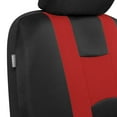 carXS Forza Red Car Seat Covers Full Set, Includes Front Seat Covers