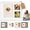 #A, variant on Pet Nose Print Impression Kit, Dog Nose Print Kit, Pet Keepsake Frame with Two Photos, Air-Dry Clay and Wooden Roller