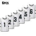 thumbnail image 1 of Tignapoo 6-Pack Adult Reversible Team Vests with Numbers 1-6 - Comfortable and Breathable for Sports Activities - Available in Various Colors and Sizes, 1 of 6