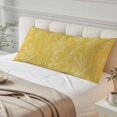 thumbnail image 4 of Yellow Botanical Body Pillow Cover 20 x 60 Inch Decorative Pillow Cover Vintage Floral Plants Branch Lumbar Pillowcase Seasonal Rectangle Cushion Case for Couch Sofa Bed Living Room, 4 of 9