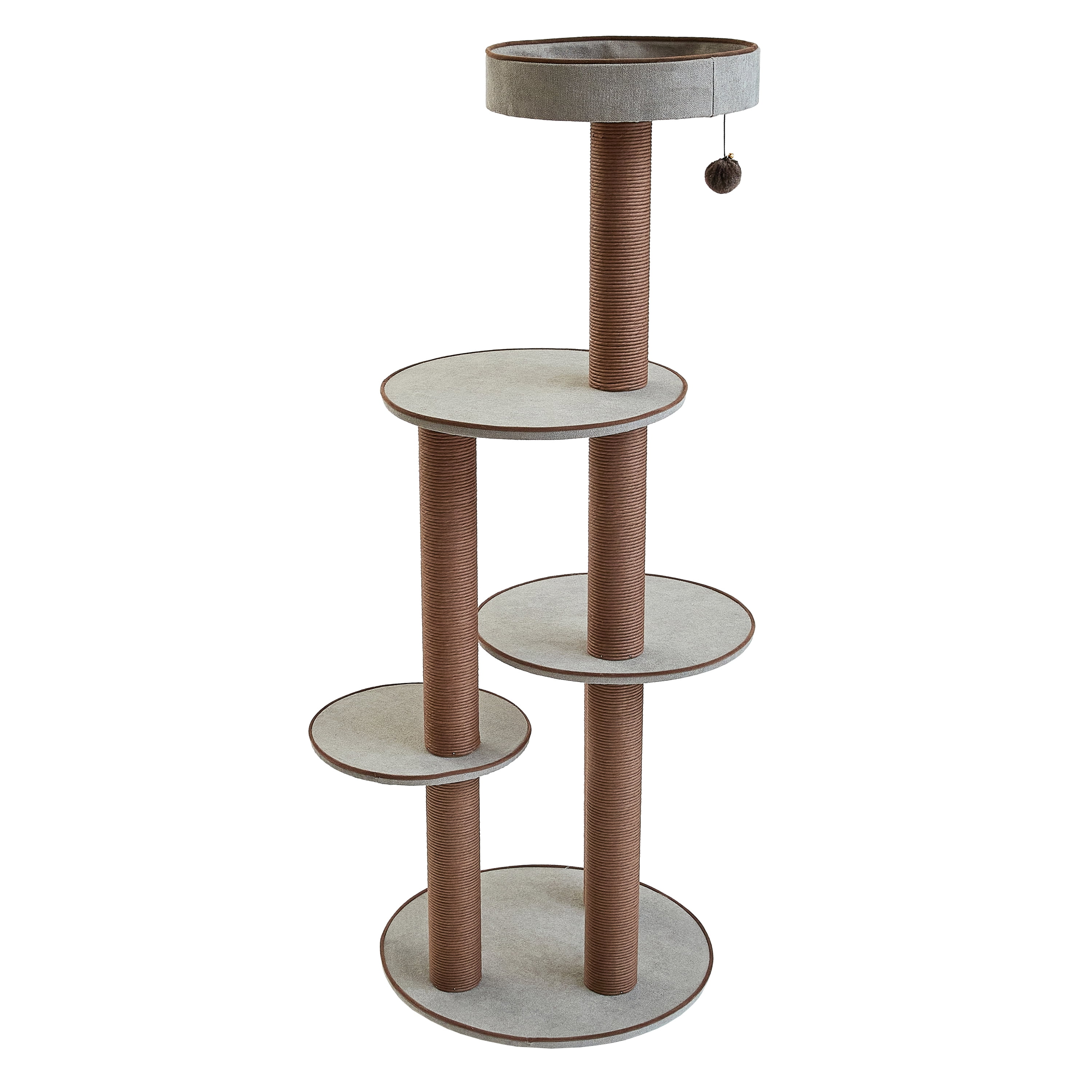 Two by Two Pine 59-inch Deluxe Cat Tower and Playground