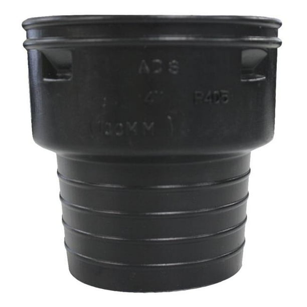 6 x 4 in. Dia. Snap Polyethylene CorrugatedtoClay Pipe Adapter