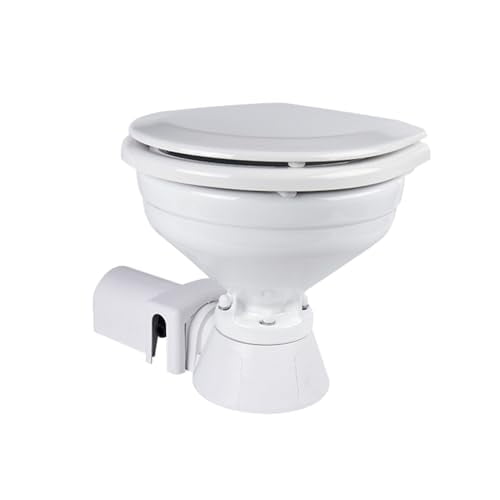 SEAFLO 12V Electric Marine Toilet Boating Head