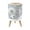 Color 4, variant on Small Trash Can with Lid Wild West Skull Floral Roses Vibrant Colors 1.8 Gallon Dog Proof Trash Can Round Garbage Can Waste Bin Wastebasket for Bathroom Bedroom Living Room