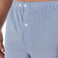 thumbnail image 3 of Fruit of The Loom - Conjunto de Pijama de Manga Corta y Pantalones Largos para Hombre, Raya Azul, Large, 3 of 7