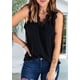 thumbnail image 4 of Top de Tirantes Holgado Sin Mangas con Cuello en V y Encaje de Pestañas de Verano, Color Negro, Talla S, 4 of 10