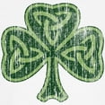 thumbnail image 3 of CafePress - Vintage Trinity Shamrock Long Sleeve T Shirt - Unisex Cotton Long Sleeve T-Shirt, 3 of 4
