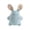 Blue, variant on Cute Bunny Plush Pillow Soft Pink Rabbit Stuffed Animal with Floral Patterned Ears Minimalist Cuddly Figure for Bedside Sofa Decor Aesthetic Home Decoration Pink