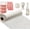 White, variant on Honeycomb Packing Paper, 15"x300' Eco Friendly Packing Materials for Shipping Breakable Recyclable Moving Supplies Paper Bubble Wrap Sheets Roll with 20 Fragile Sticker Labels