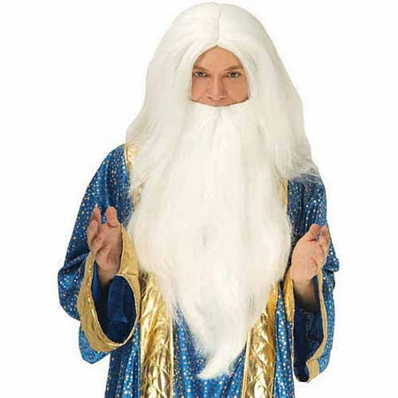 Wizard Wig with Beard Halloween Accessory