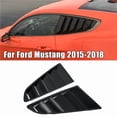 thumbnail image 2 of Car Rear Quarter Window Louvers Scoops Spoiler Car Tunning Panel Side Air Vent Cover for Ford Mustang 2015-2021, 2 of 7