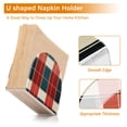 thumbnail image 5 of Yayeee Napkin Holder for Table Kitchen Paper Tissue Organization, Vibrant Red Tartan Pattern, 5 of 8