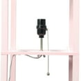 thumbnail image 5 of Lalia Home 62.5" Column Shelf Floor Lamp with Linen Shade, Light Pink, 5 of 10