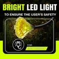 thumbnail image 2 of 75ft Outdoor/Indoor Extension Cord 3-Outlet 12/3 Gauge Extra Heavy Duty 3 Prong SJTW, Waterproof, Flexible Cold-Resistant Long Power Cord,15A 125V 1875W, Yellow by LifeSupplyUSA, 2 of 8