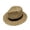 A-Khaki80, variant on Unisex Fedora Hat Solid Color British Sun Hat Wide Brim Straw Hat Classic Outdoor Jazz Hat