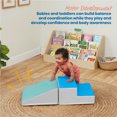 thumbnail image 3 of ECR4Kids SoftZone Junior Little Me Climb and Slide Wall Climber, Mini-Sized - Contemporary, 3 of 6