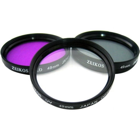UPC: 0811709010548 | Zeikos Electronics 49mm Professional Glass Filter Kit