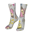 thumbnail image 6 of Cauagu Cartoon Owls Pattern Fun Novelty Crew Socks,Casual Athletic Socks Neutral Socks Cozy Crew Socks Christmas Gift, 6 of 7