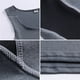 thumbnail image 3 of pstuiky Camisetas sin mangas, Camiseta deportiva ajustada de color liso para hombre, moderna, para tiempo libre y fitness Tops elegantes para mujer xxl, 3 of 7