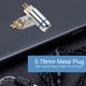 thumbnail image 2 of NUOLUX 2Ud Adaptador Plug Para Auriculares 0.78mm 2 Pin Compatible Con Cable De Audio Plata, 2 of 8