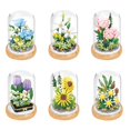 thumbnail image 1 of Bloques de construcción de ramo de flores, Kit de bloques de construcción de ramo de flores Diy, Juguetes, 1 of 3