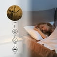 thumbnail image 4 of 10 Inch Wall Clock Battery Operated Silent Clock Decorative for Office, Kitchen, Outdoor, Living Room，Red Deer Antler in Morning Sun Woodland Simple, 4 of 4
