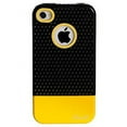 thumbnail image 2 of LUVVITT RESPIRA Hard Shell Case for iPhone 4 & 4S - Black/Yellow, 2 of 6