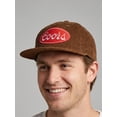 thumbnail image 2 of Coors Men's Oval Logo Cotton Snapback Hat, Brown, 2 of 5