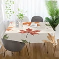 thumbnail image 3 of Yayeee Tablecloths 54" x 54" Rectangle Wrinkle Resistant Party Table Cover, Brown Autumn Leaves, 3 of 8