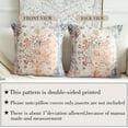 thumbnail image 4 of Boho Throw Pillow Covers 16x16 inch Set of 2,Boho Vintage Carpet Pattern Antique Ethnic Decor Double Sided Pattern Cushion Cover Soft Pillow Case Living Sofa Room Bed Square Pillow Cover, 4 of 7